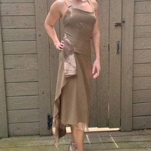 BCBG Mazazria Runway Tie Dye Dress